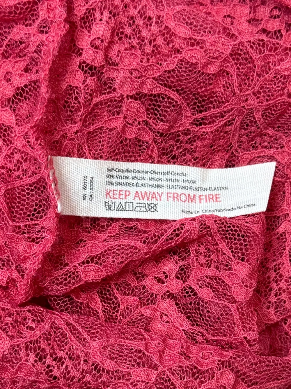 Free People Intimately Free Lace Sheer Bodysuit size S
